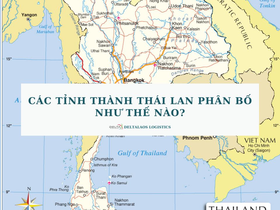 Các tỉnh thành Thái Lan – Thái Lan có bao nhiêu tỉnh thành?